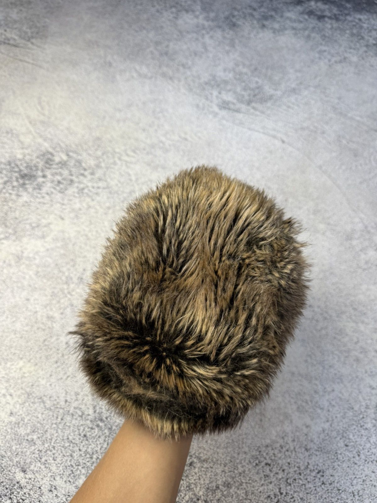 Vintage Ushanka Trapper Hat Furry Mohair Fuzzy Fur Hat Y2K 90s rare Size ONE SIZE - 12 Thumbnail