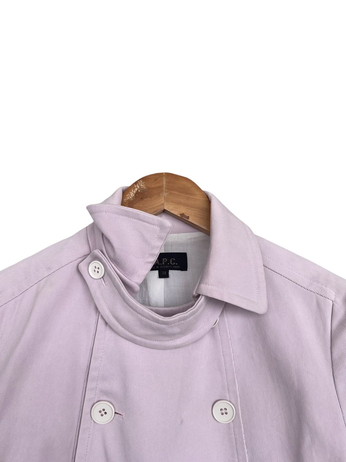 A.P.C. Vintage APC France Double Breasted Cropped Fifre Jacket Size S / US 4 / IT 40 - 9 Thumbnail