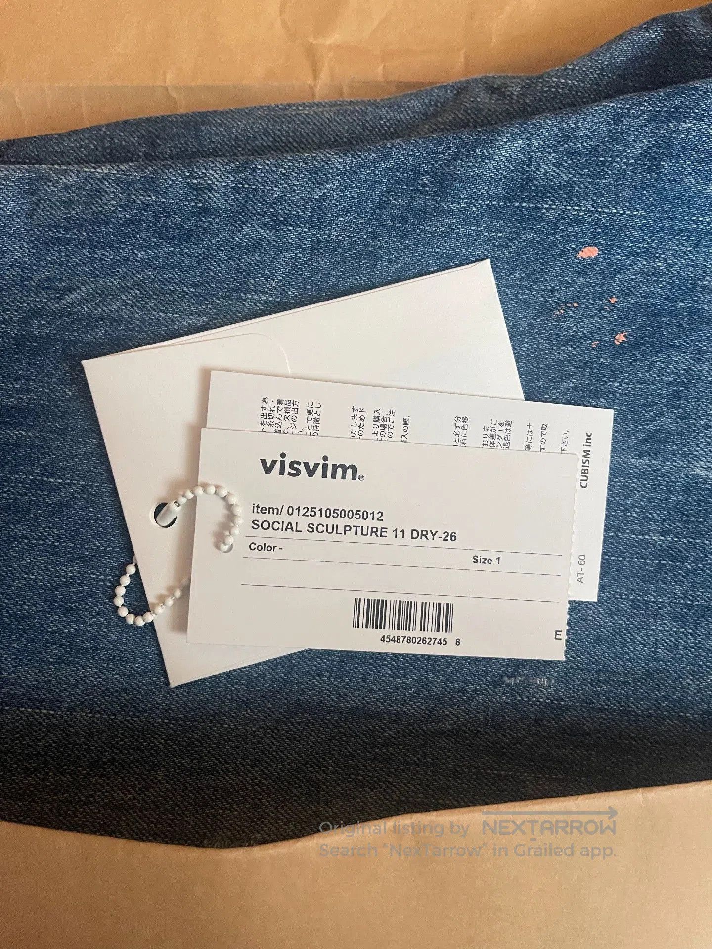 Visvim Blue Distressed Denim Pants Size 30. Size US 30 / EU 46 - 6 Thumbnail