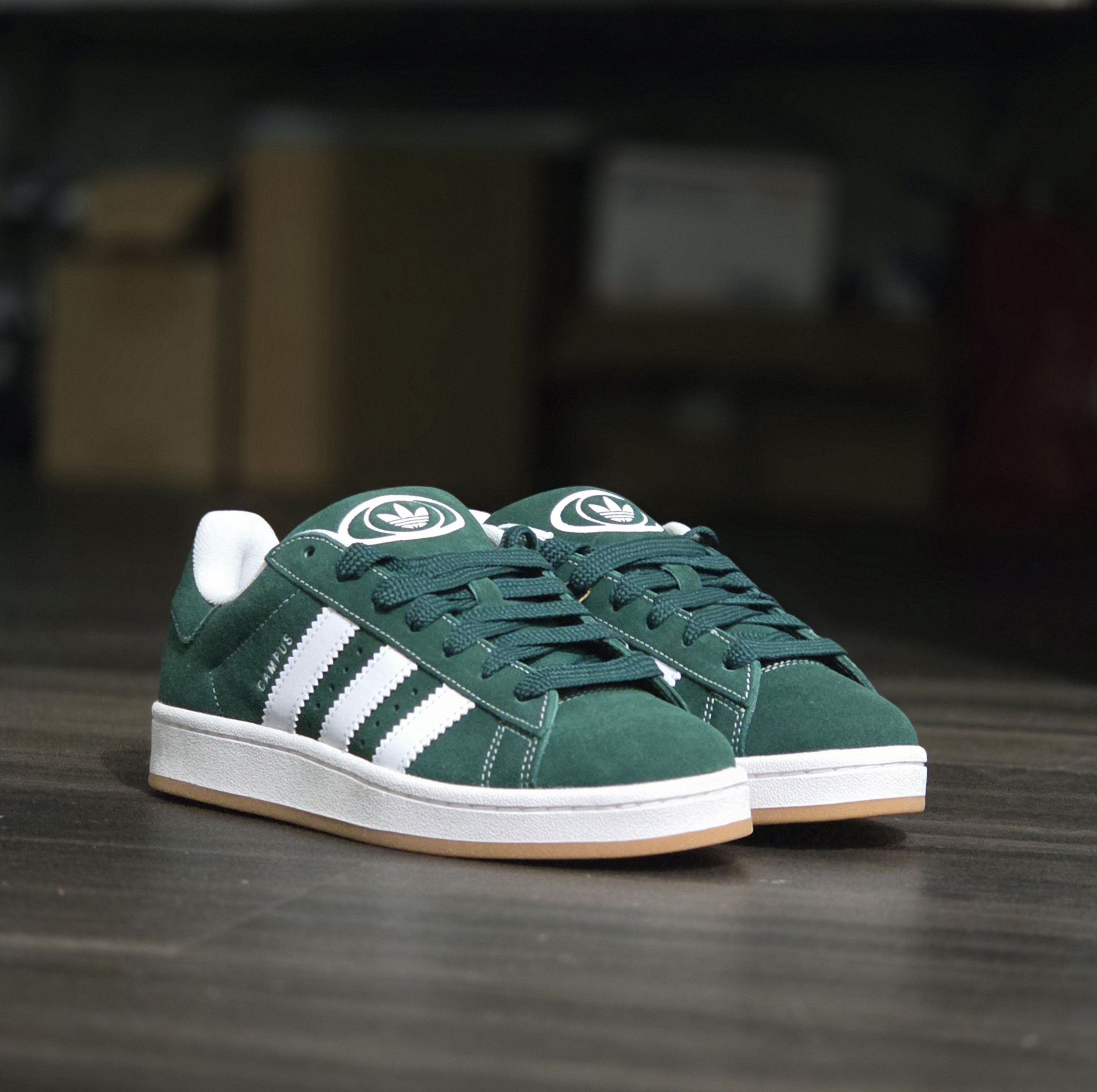 Adidas Adidas Campus 00s J IH7492 Dark Green White ,5.5 men 6.5 wmn Size US 5.5 / EU 38 - 7 Thumbnail