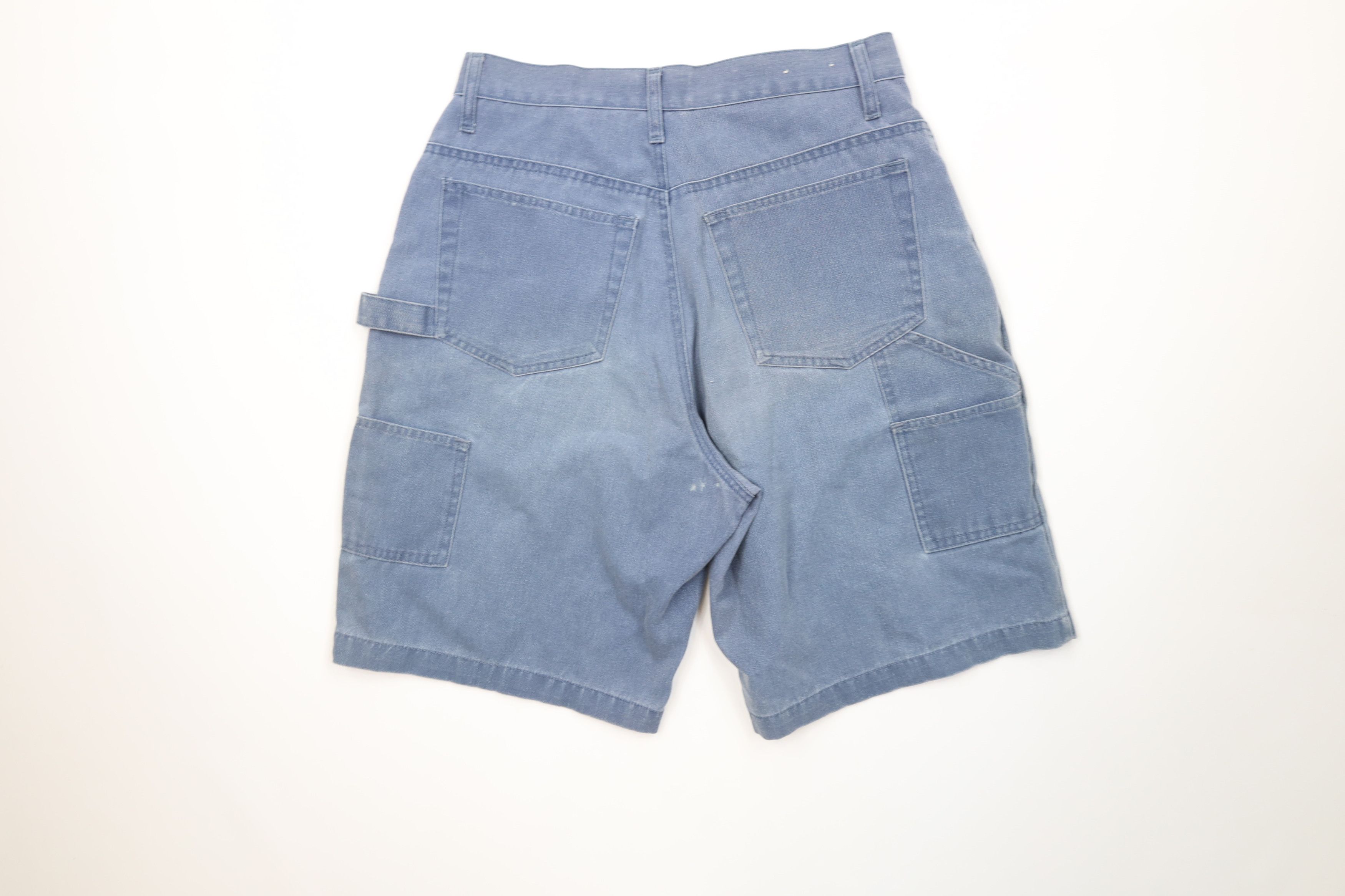 Vintage Vintage 90s Streetwear Knee Pigment Dye Stonewash Shorts Size US 30 / EU 46 - 9 Thumbnail