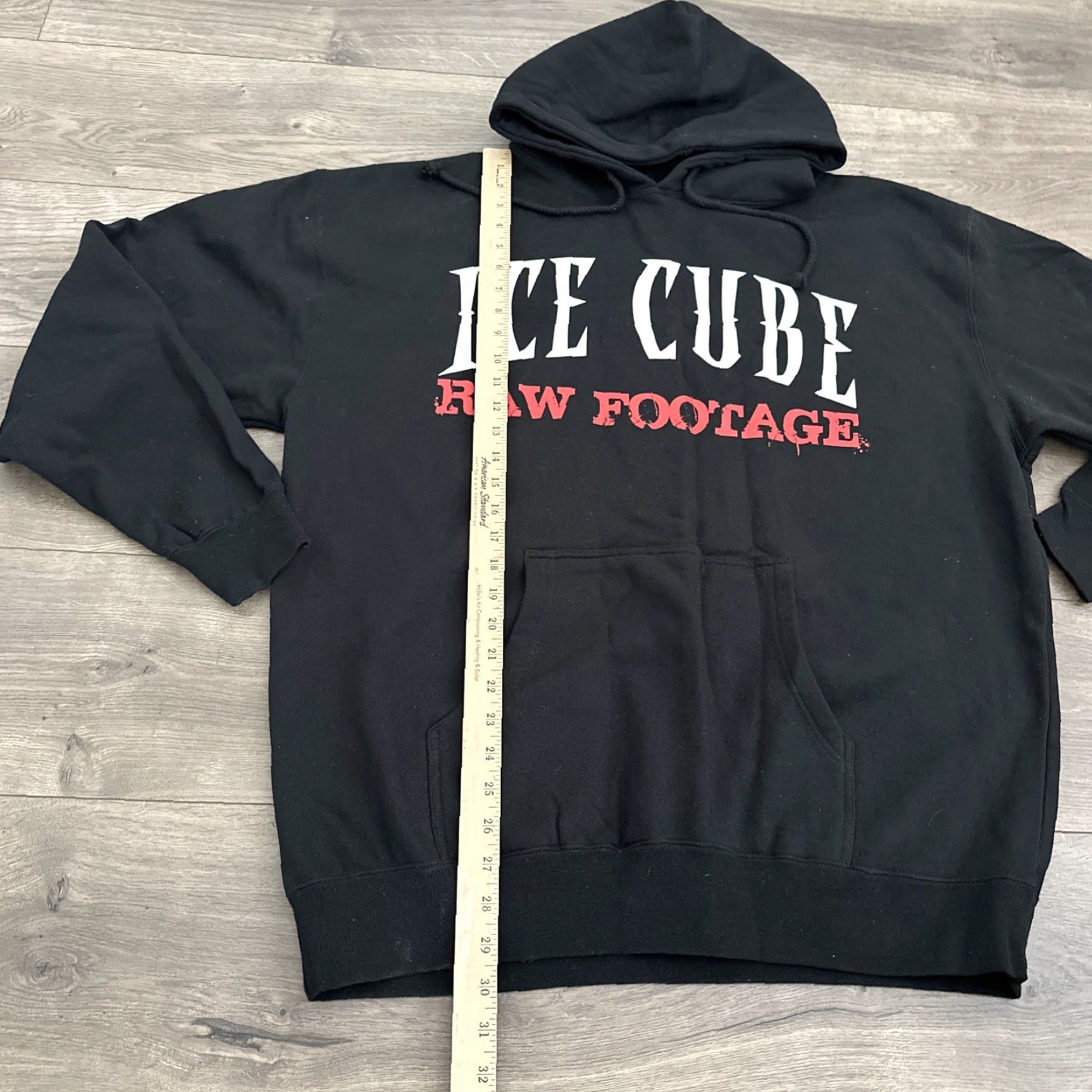 Gildan VINTAGE Ice Cube Hoodie City Hip Hop 2008 Lench Mob Records Double-Sided Black XL Pullover Crew Neck Unisex Adults Size US L / EU 52-54 / 3 - 3 Thumbnail