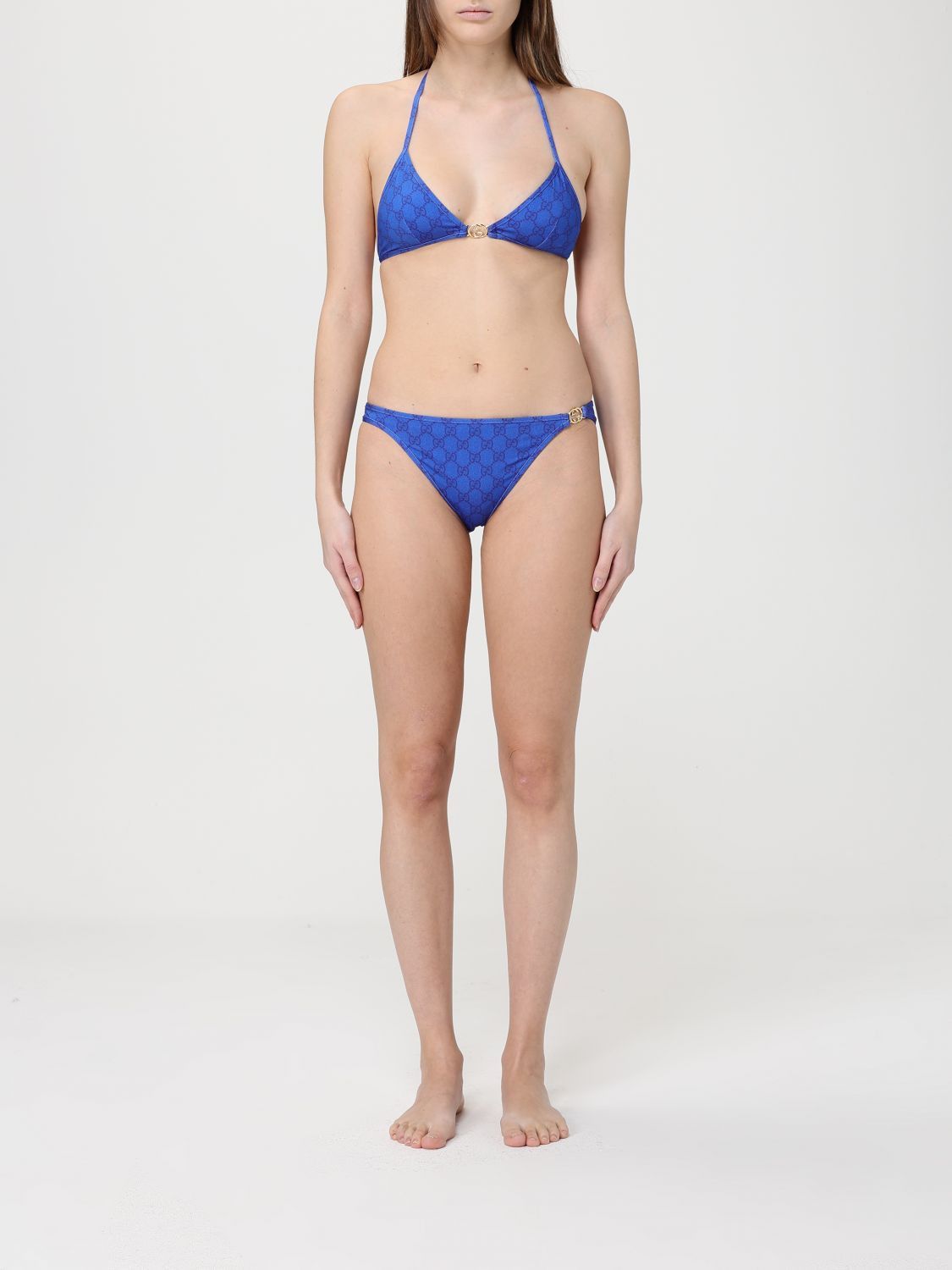 Gucci Gucci Swimsuit Woman Blue Size XS / US 0-2 / IT 36-38 - 1 Thumbnail