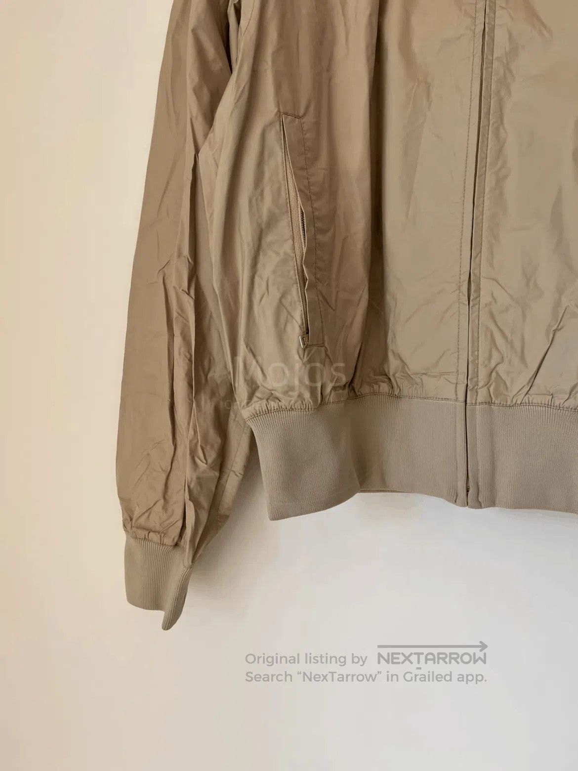 Prada Prada Vintage Beige Light Flight Jacket. Size US L / EU 52-54 / 3 - 4 Thumbnail