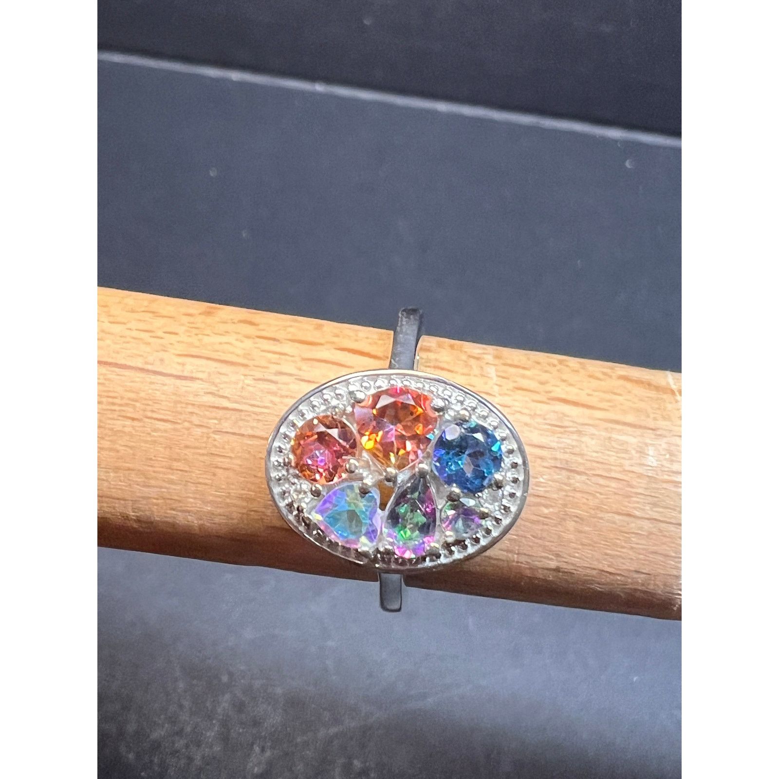 Other NEW cosmic mystic topaz ring in sterling silver size 8 Size ONE SIZE - 15 Thumbnail