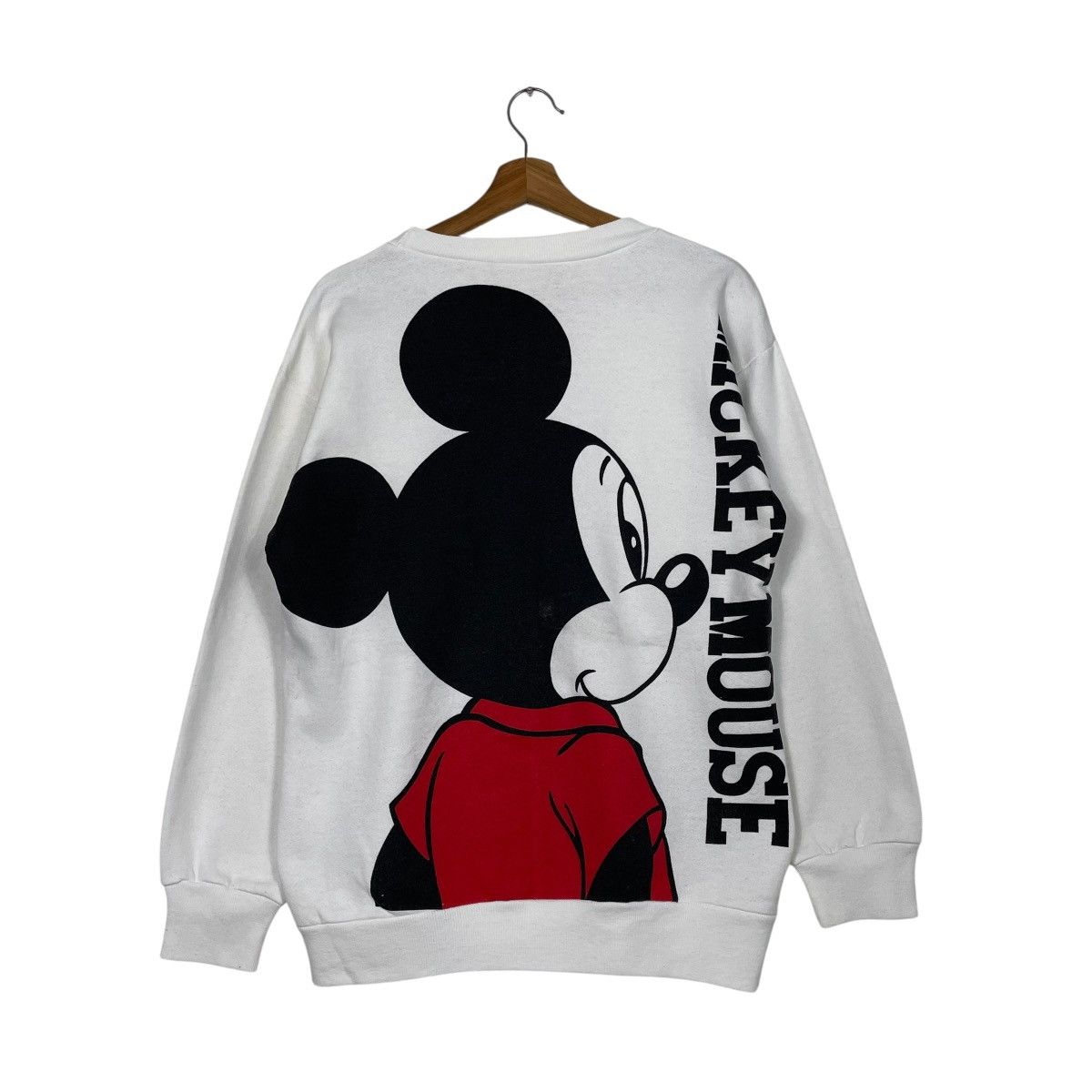 Disney Vtg 80s Disney Mickey Mouse Big Print Crewneck Sweatshirt Size US S / EU 44-46 / 1 - 7 Thumbnail