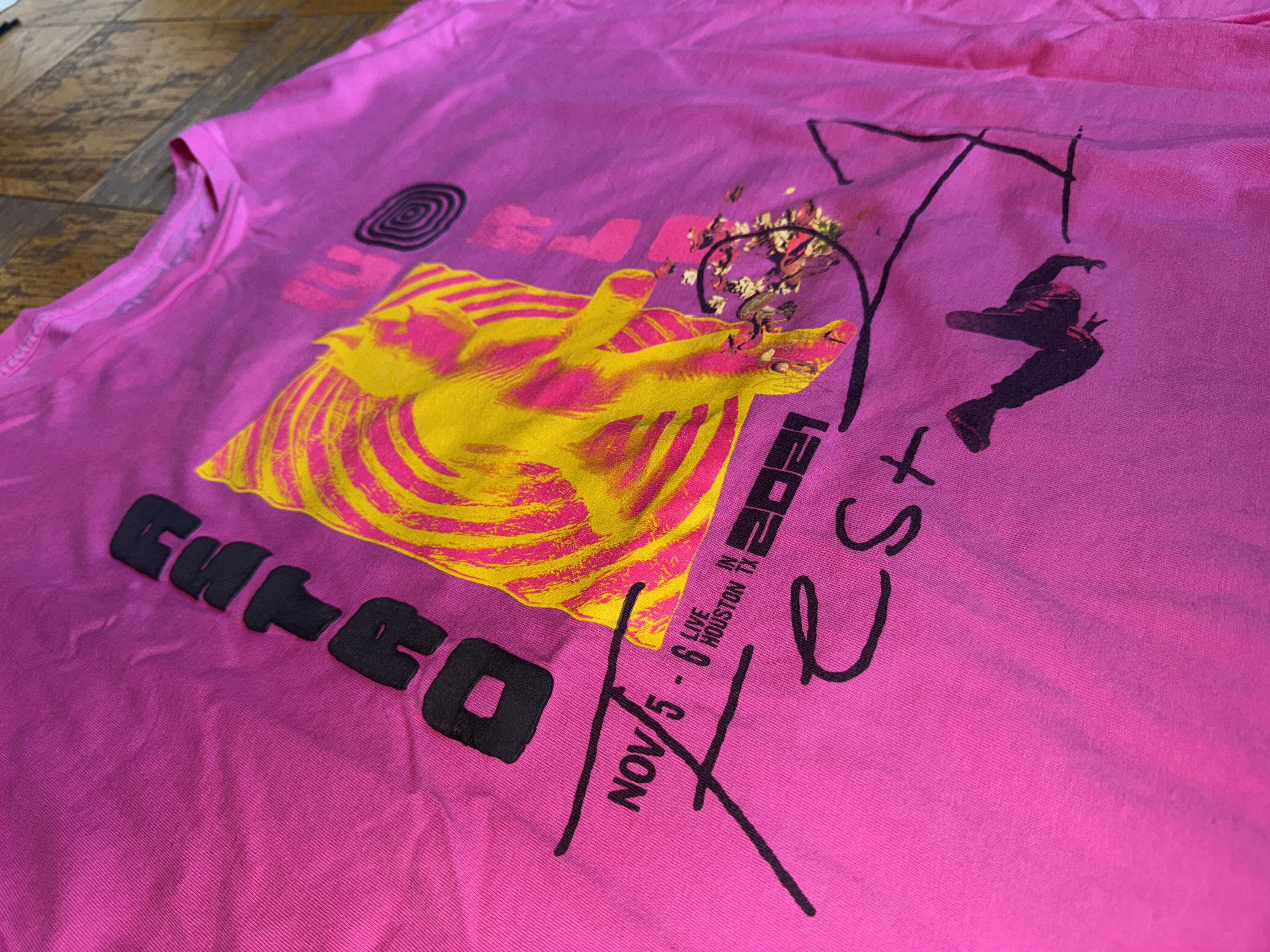 Travis Scott Travis $cott Astroworld Astrofest 2021 Merch T-shirt Size US XL / EU 56 / 4 - 4 Thumbnail