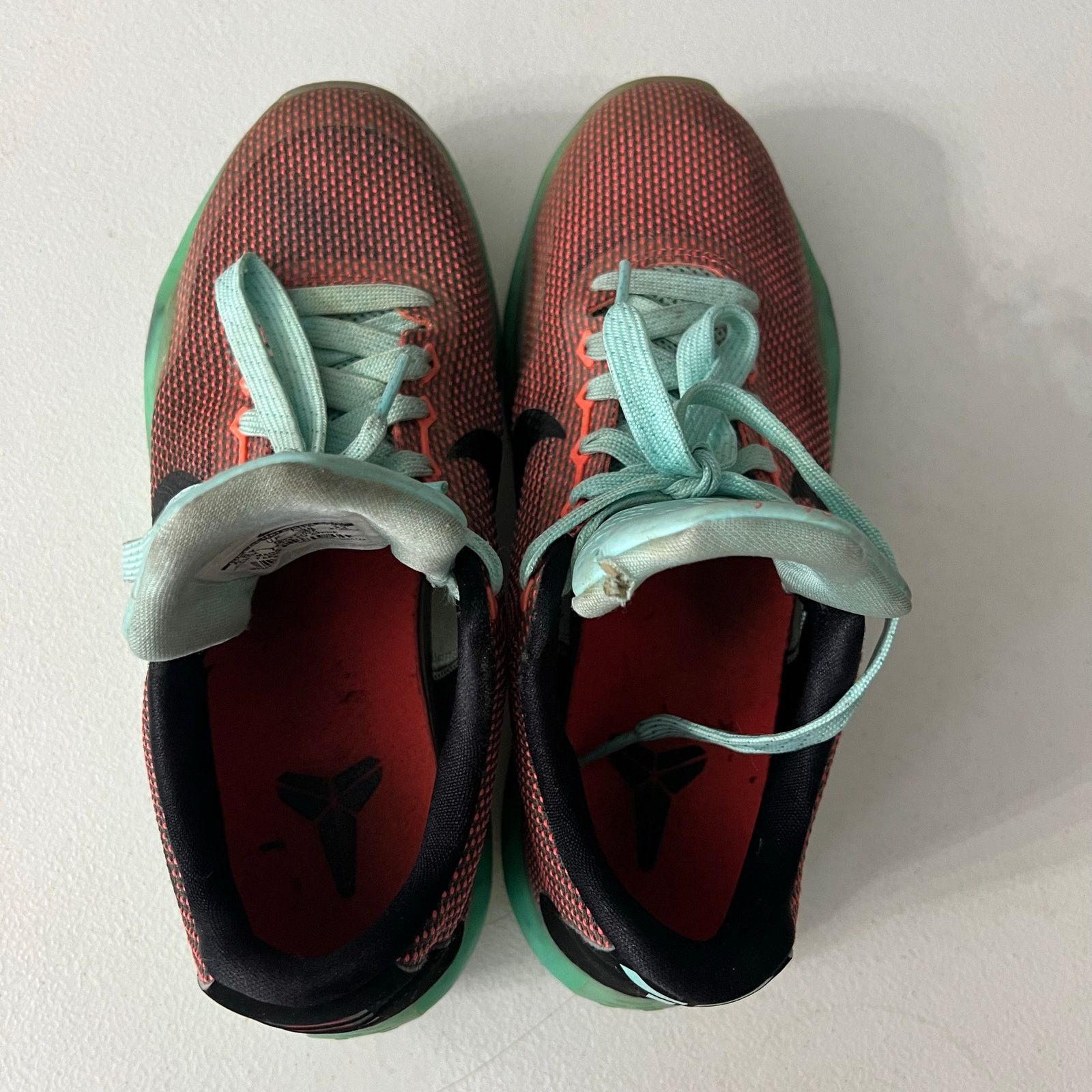 Nike Nike Kobe X Easter Basketball 5.5Y 726067-808 Lava Sneakers Size US 5.5 / EU 38 - 9 Thumbnail