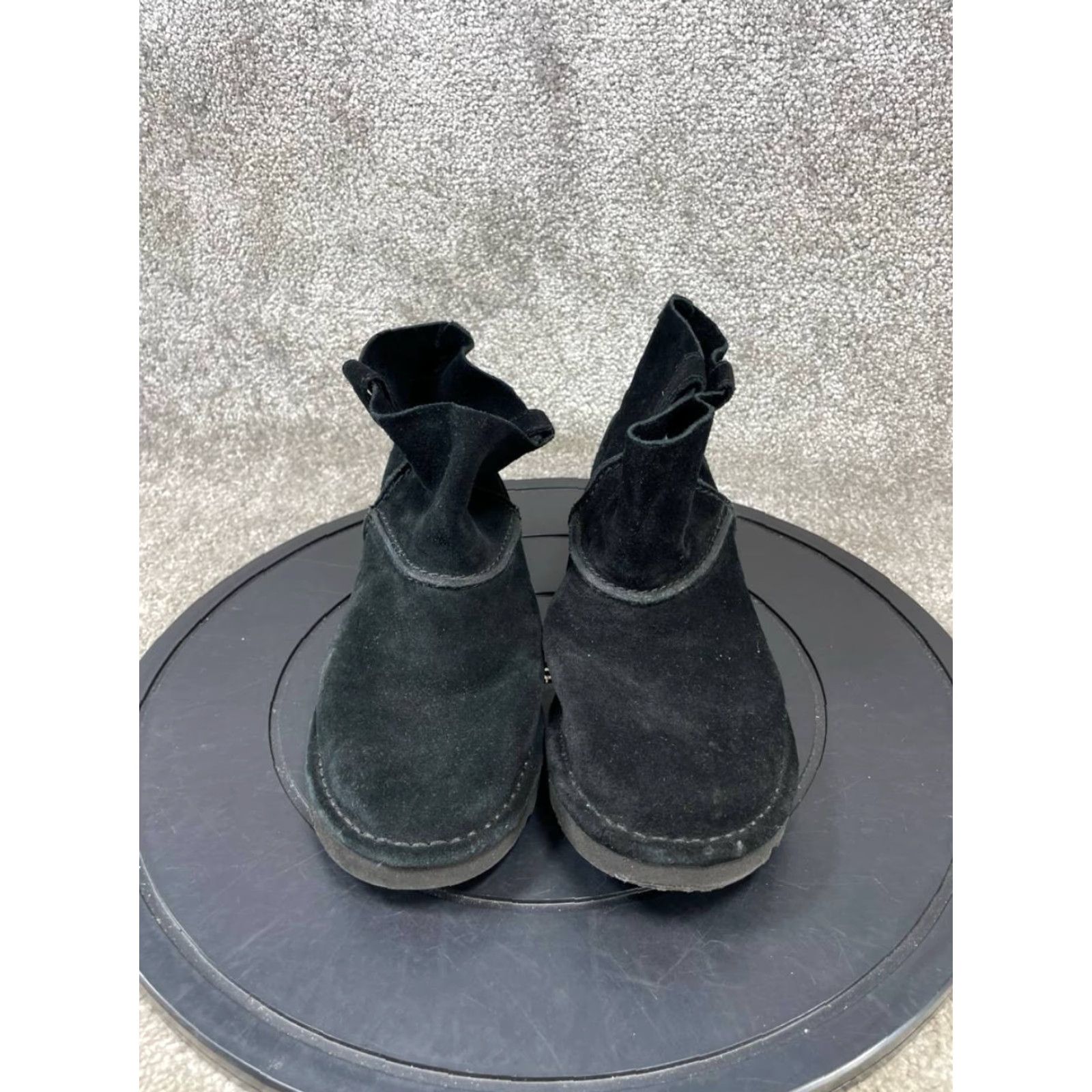 Ugg VINTAGE UGG Classic Unlined Mini Boots Women Size 6 Black Suede Casual Ankle Outdoor Size US 6 / IT 36 - 4 Thumbnail