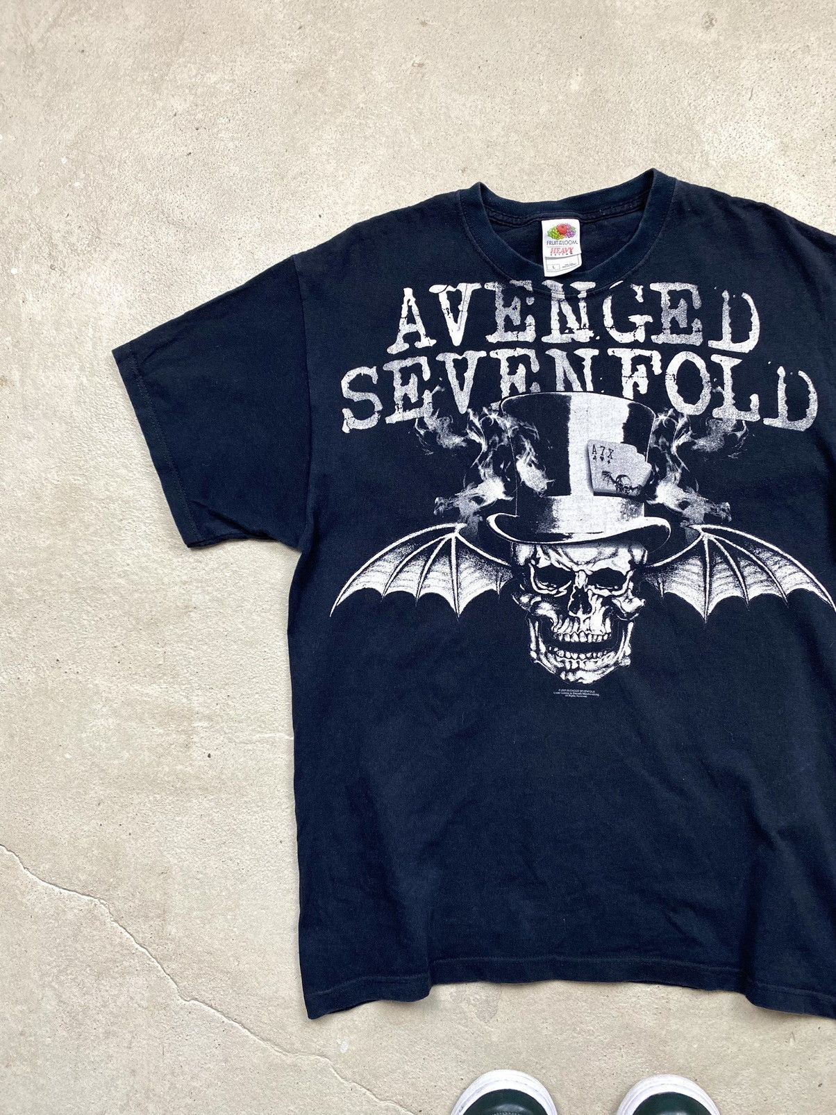 Band Tees Rare! Vintage 2007 Avenged Sevenfold Band T Shirt Size US L / EU 52-54 / 3 - 2 Thumbnail