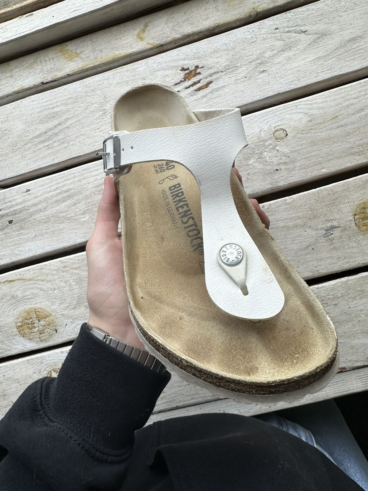 Birkenstock × Vintage 🚨Birkenstock Arizona boston Soft-foot sandals slides vintage Size US 7 / EU 40 - 6 Thumbnail