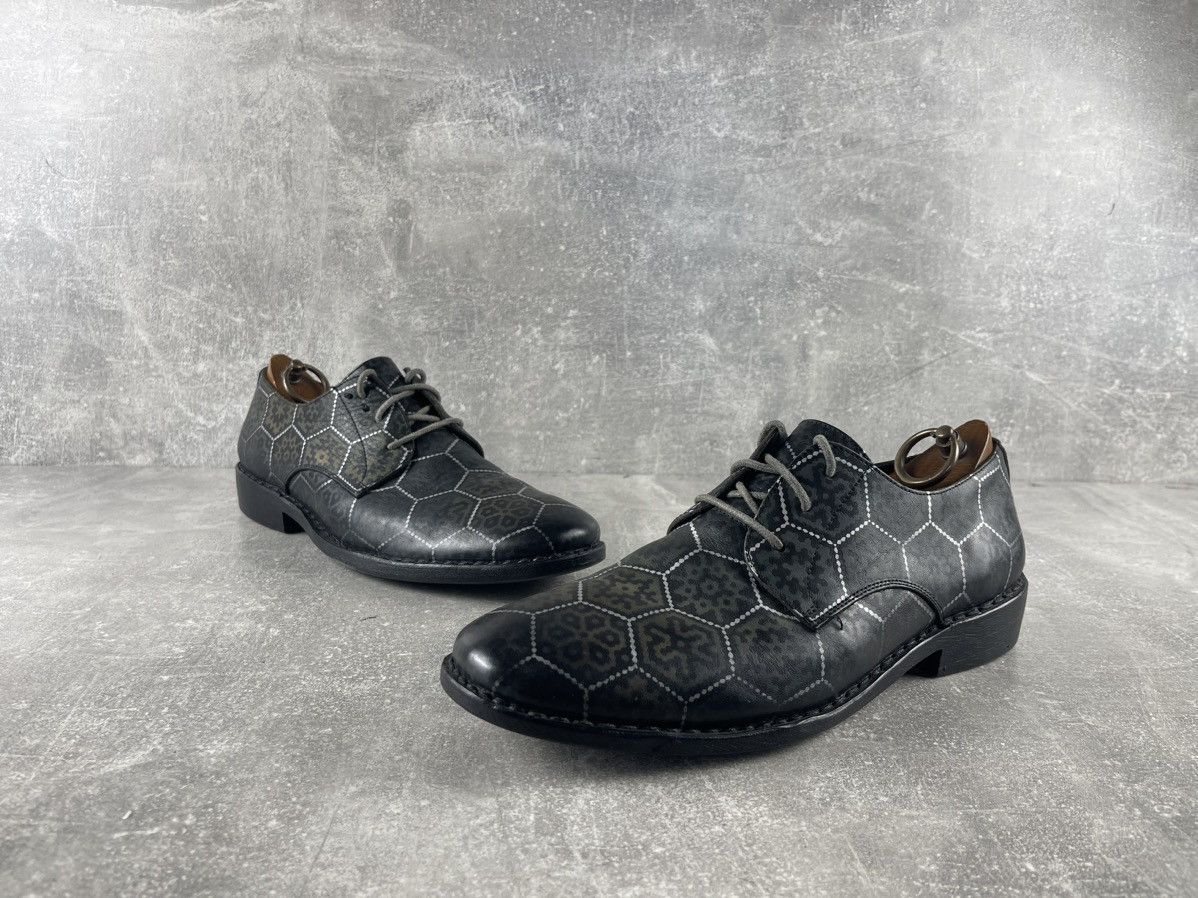 Diesel Black Gold Diesel Black Gold Archives Patterned Leather Derby Shoes Size US 10 / EU 43 - 4 Thumbnail