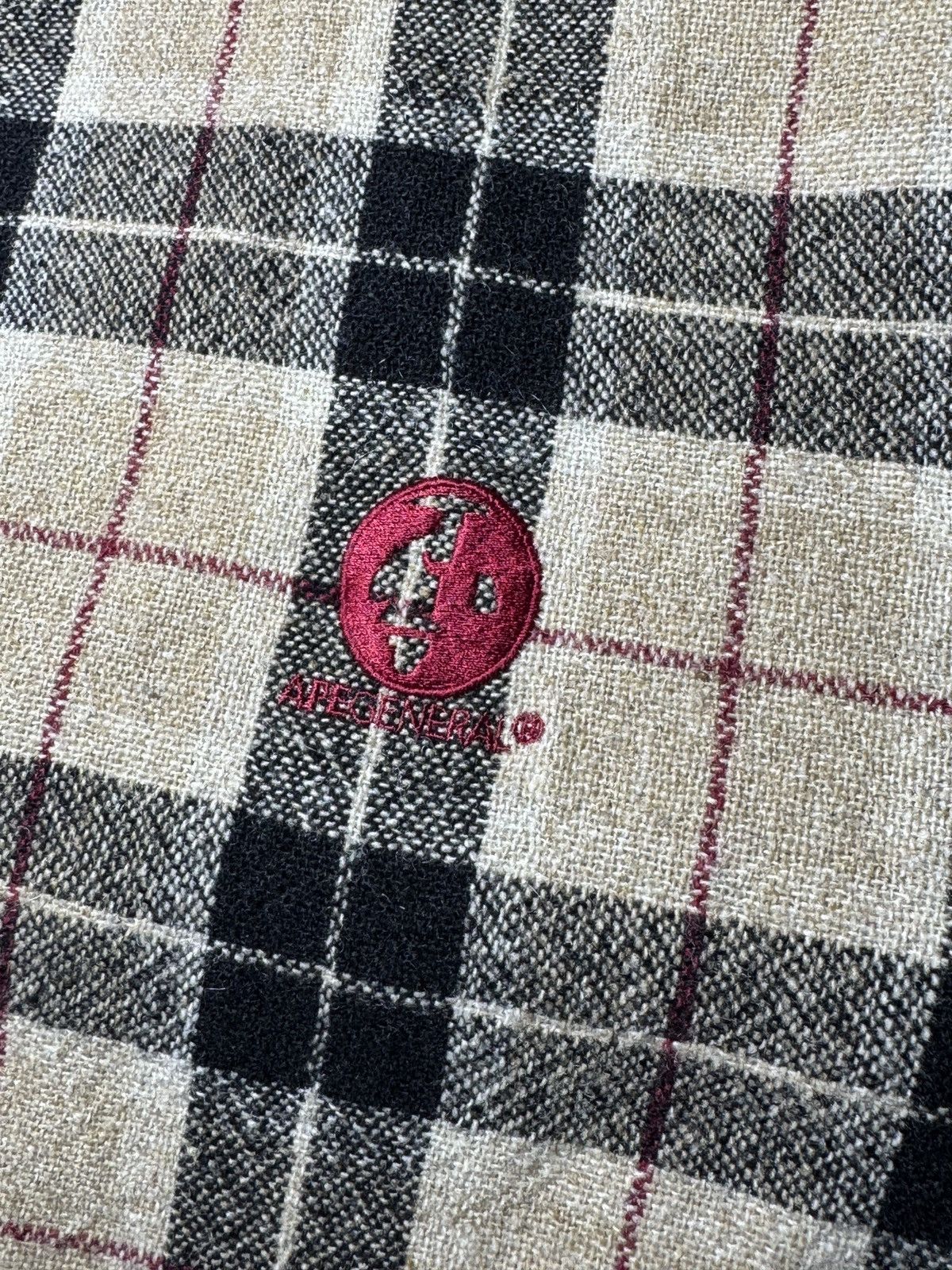 Bape 90s bape a bathing ape wool tribal camo lined jacket Size US L / EU 52-54 / 3 - 3 Thumbnail