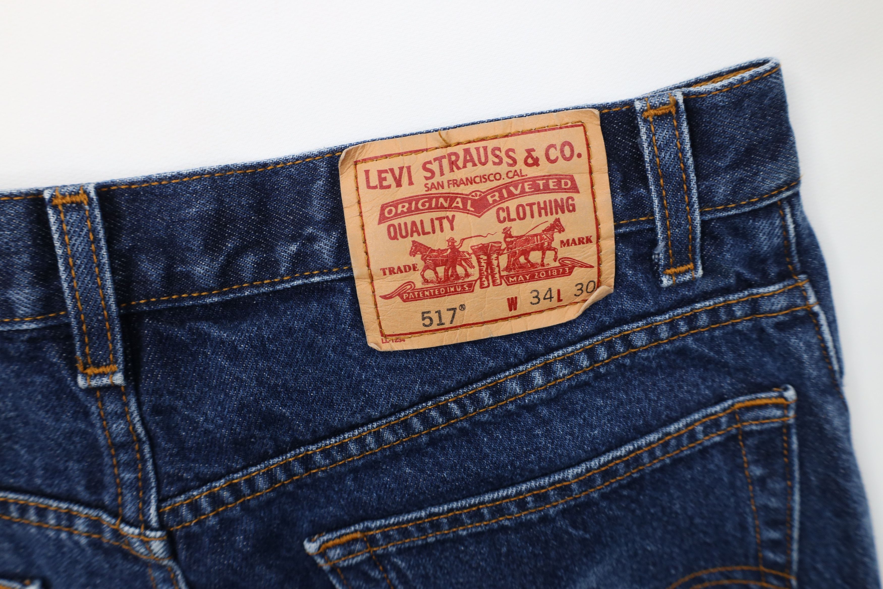 Levi's Vintage Y2K 2004 Levis 527 Western Bootcut Denim Jeans Size US 34 / EU 50 - 15 Thumbnail