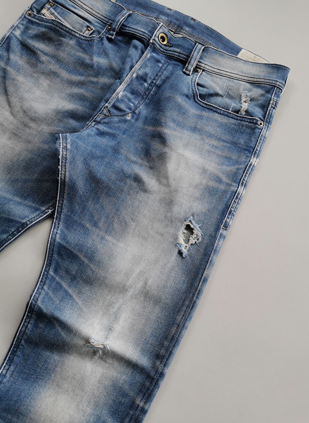 Diesel Vintage Diesel Tepphar Slim Carrot Denim Jeans Size US 33 - 3 Thumbnail