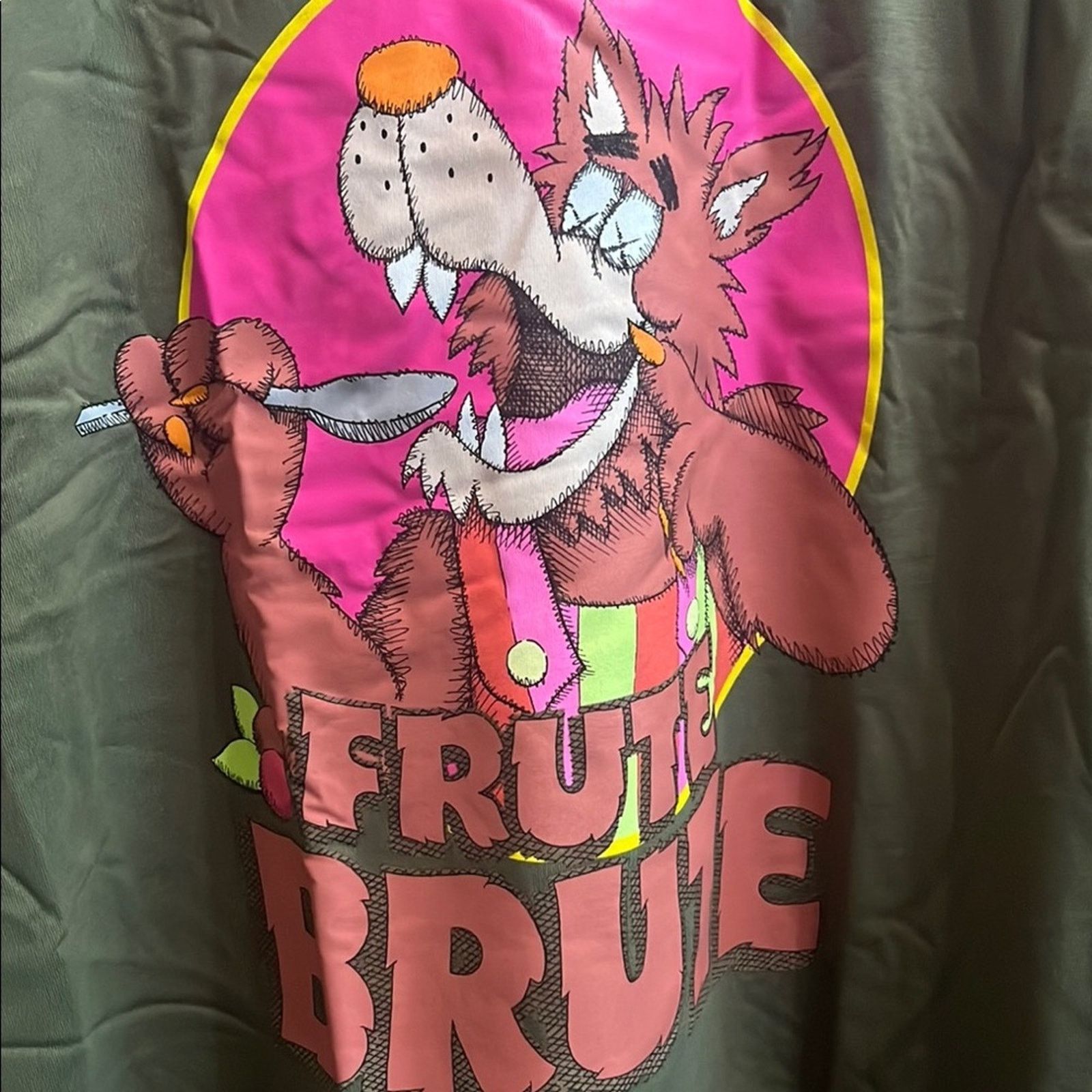 Kaws KAWS Olive Green Frute Brute Tee Size US L / EU 52-54 / 3 - 2 Thumbnail
