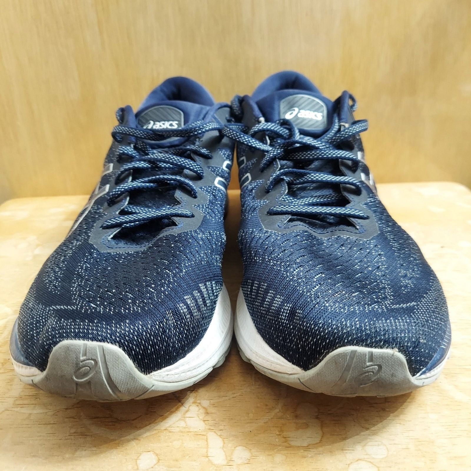 Asics Asics Gel Kayano 27 Men's US 15 Blue Grey Running Shoes EUC Size US 15 / EU 48 - 4 Thumbnail