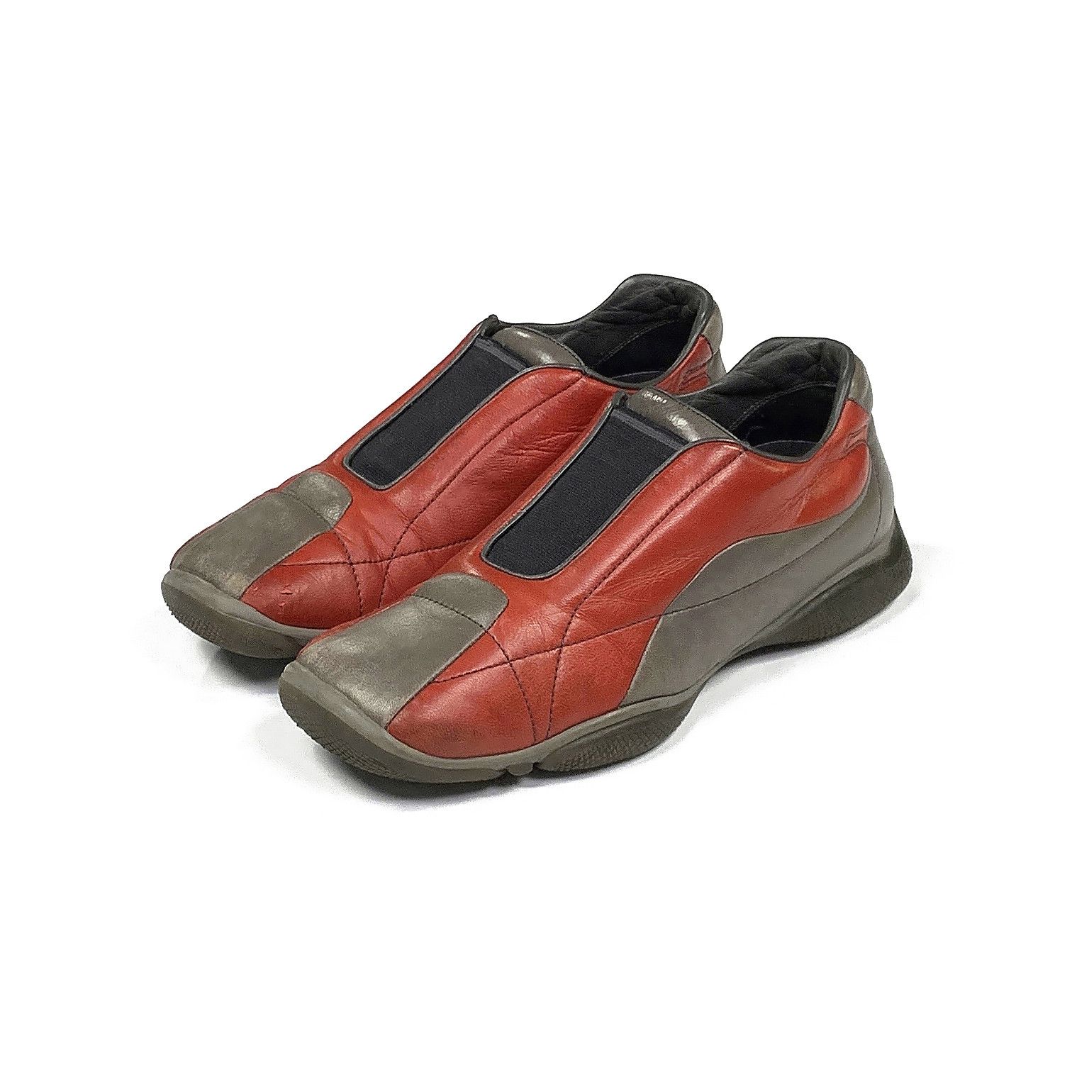 Prada 00's Slip On Racing Shoes Size US 7 / IT 37 - 1 Thumbnail