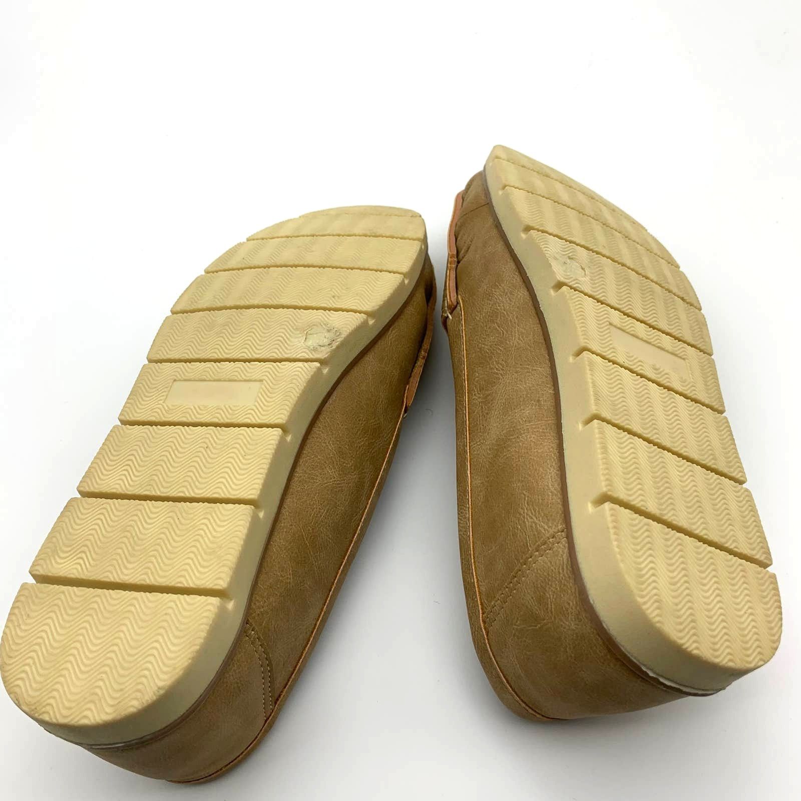 Other Loafer Flats Womens Size 8.5 Brown Faux Suede Slip On Size US 8.5 / IT 38.5 - 4 Thumbnail
