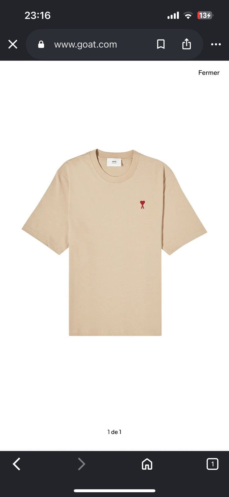 Alexandre Plokhov Ami Paris – T-shirt – Neuf avec étiquette – Authentique Size US XL / EU 56 / 4 - 6 Thumbnail