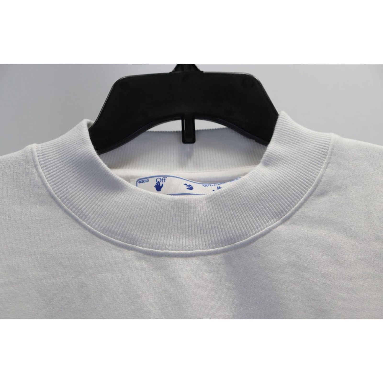 Off-White o1rshd1 Splash Arrow Skate Crewneck in White/Beige Size US M / EU 48-50 / 2 - 3 Thumbnail
