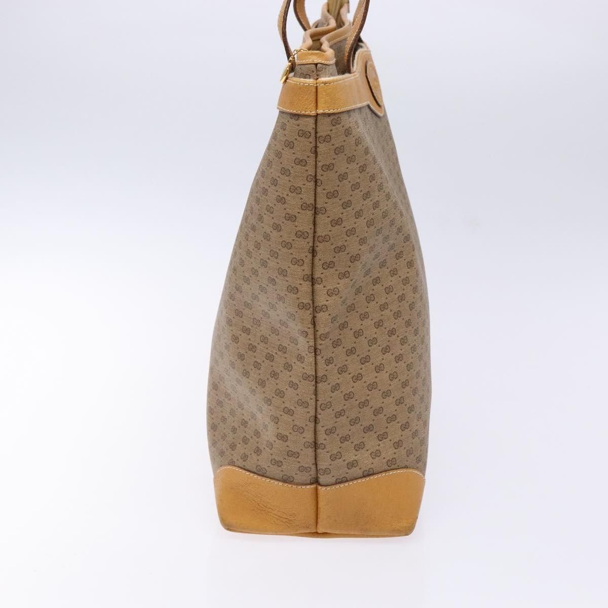 Gucci GUCCI Micro GG Supreme Tote Bag Pvc Beige Gold Size ONE SIZE - 5 Thumbnail