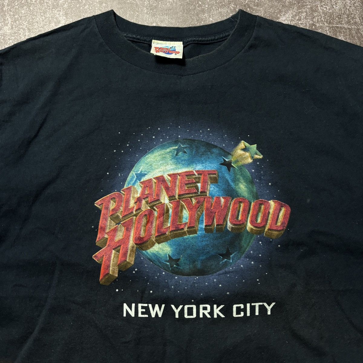 Planet Hollywood × Vintage planet hollywood new york vintage fade t-shirt Size US M / EU 48-50 / 2 - 2 Thumbnail