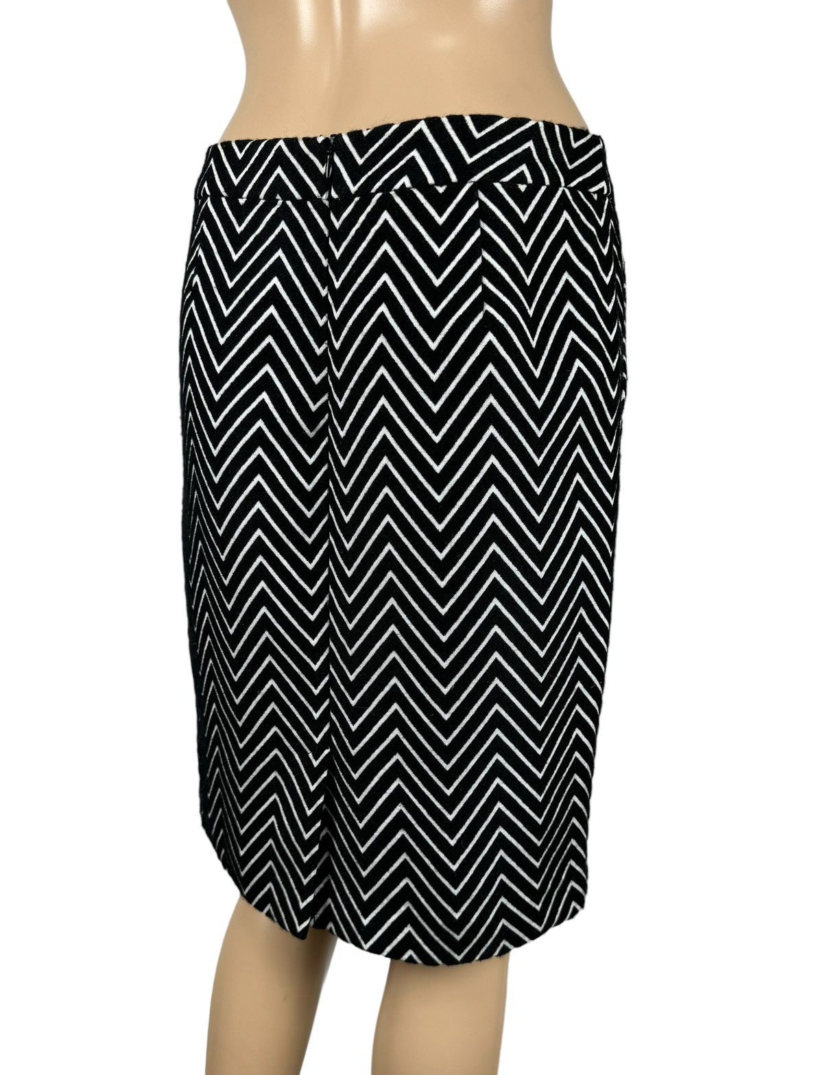 MAX&Co. Max&Co Pencil Skirt Zigzag Striped Wool-Polyester size US4 Size 27" / US 4 / IT 40 - 14 Thumbnail