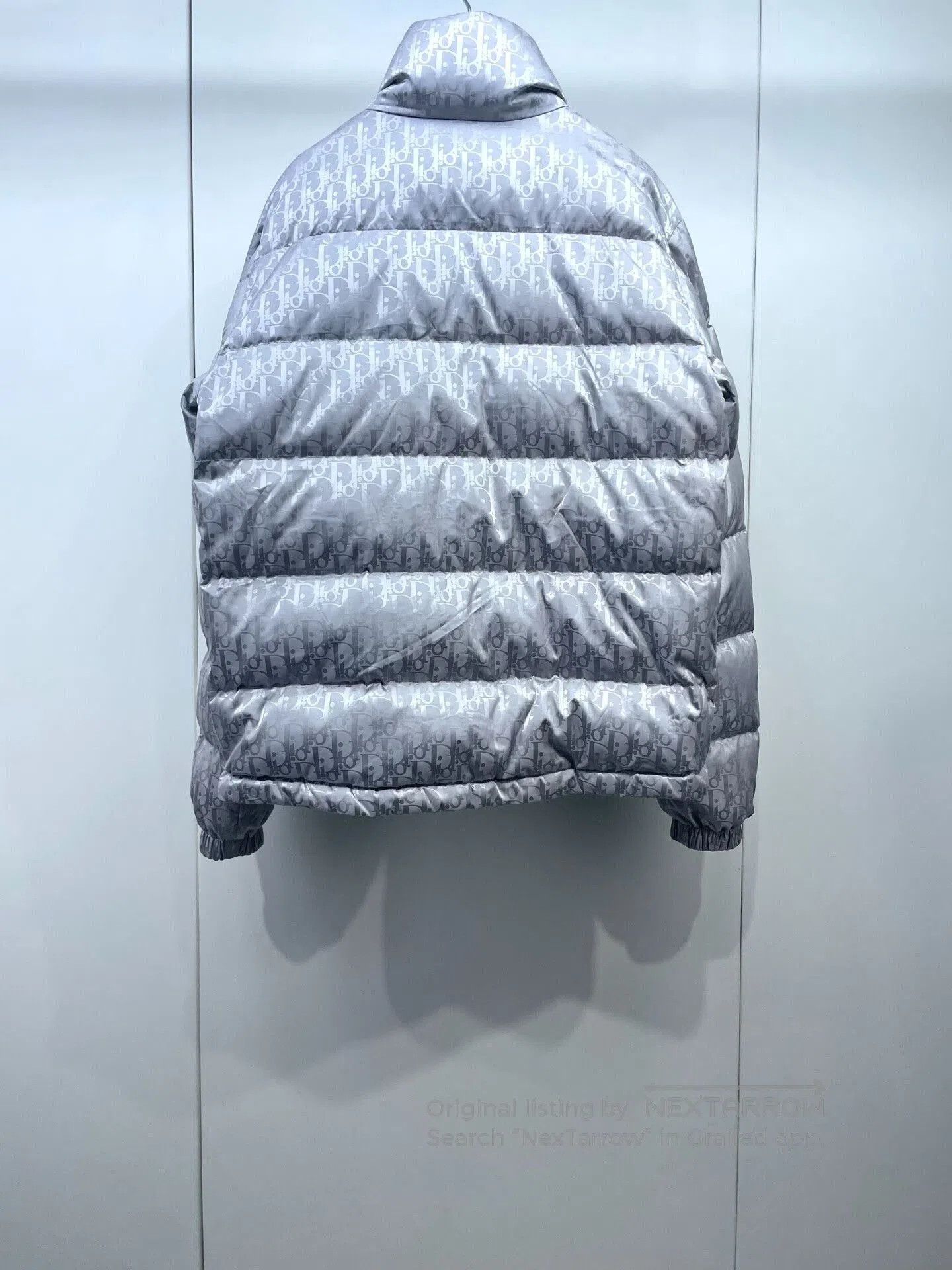 Dior Dior Silver Full Logo Down Jacket. Size US S / EU 44-46 / 1 - 2 Thumbnail