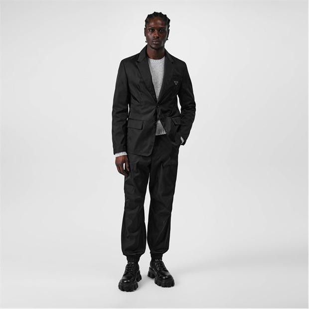 Prada Nylon Badge Blazer Size 46S - 5 Thumbnail