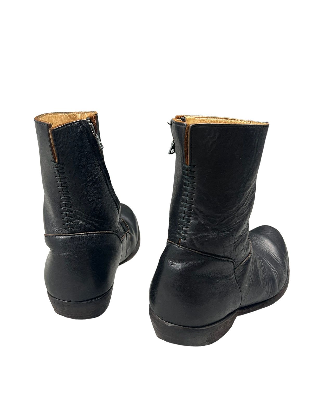 The Viridi-anne The Veridi-anne Side Zipper Leather Boots Size US 11 / EU 44 - 9 Thumbnail