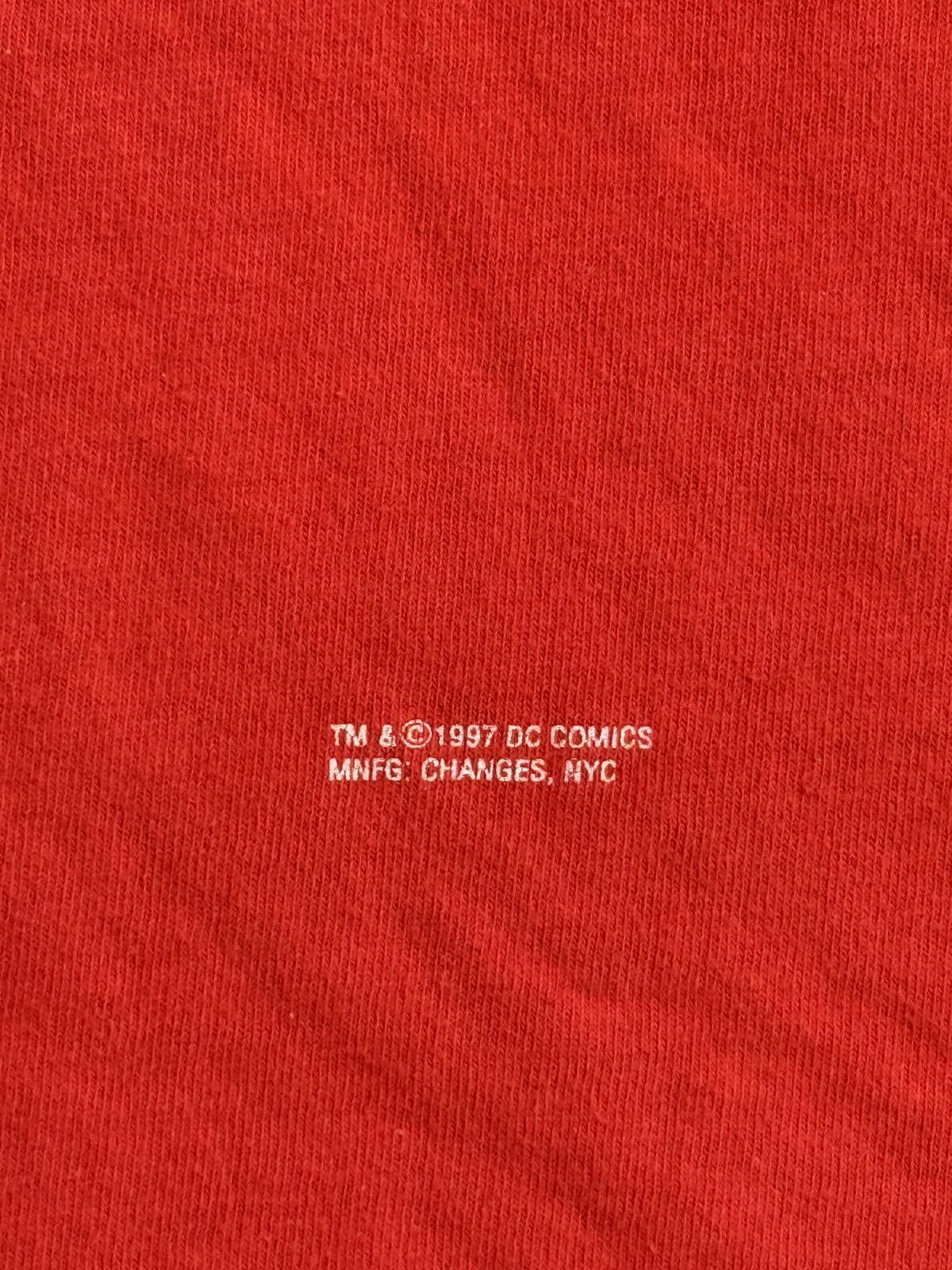 Changes VTG Superman S Chest Logo Red T-shirt Logo Tee 1997 L Size US L / EU 52-54 / 3 - 4 Thumbnail