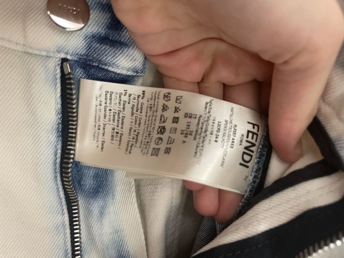 Fendi Bleach shaded denim shorts Size US 36 / EU 52 - 5 Thumbnail