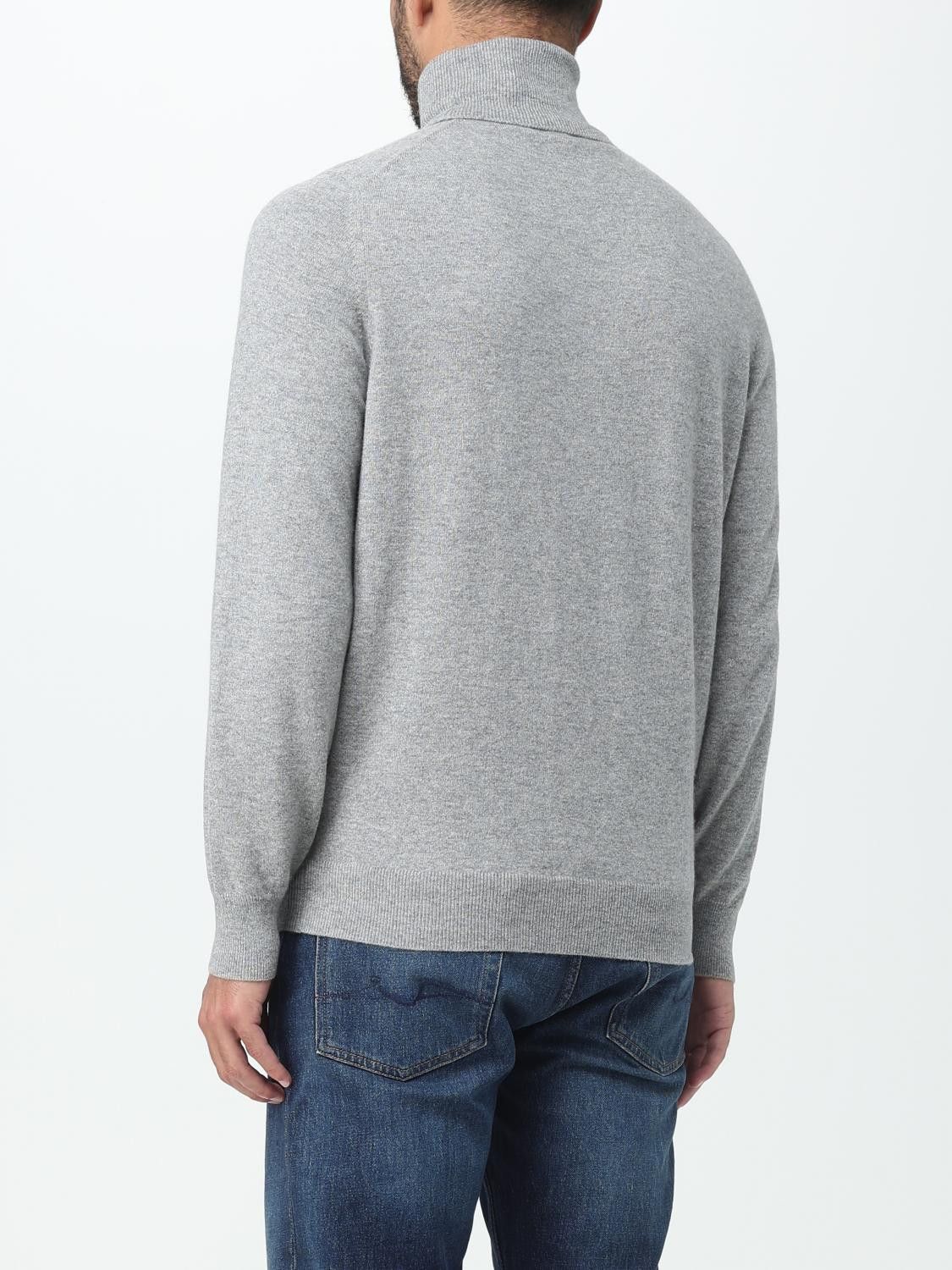 Brunello Cucinelli o1y0526 Turtleneck Sweater in Gray Size US XL / EU 56 / 4 - 3 Thumbnail