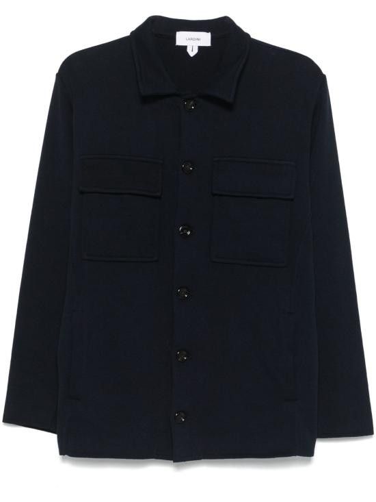 Lardini LARDINI Men Long Tops ESLJM85 ES64000850 Blue Size US XXL / EU 58 / 5 - 1 Thumbnail