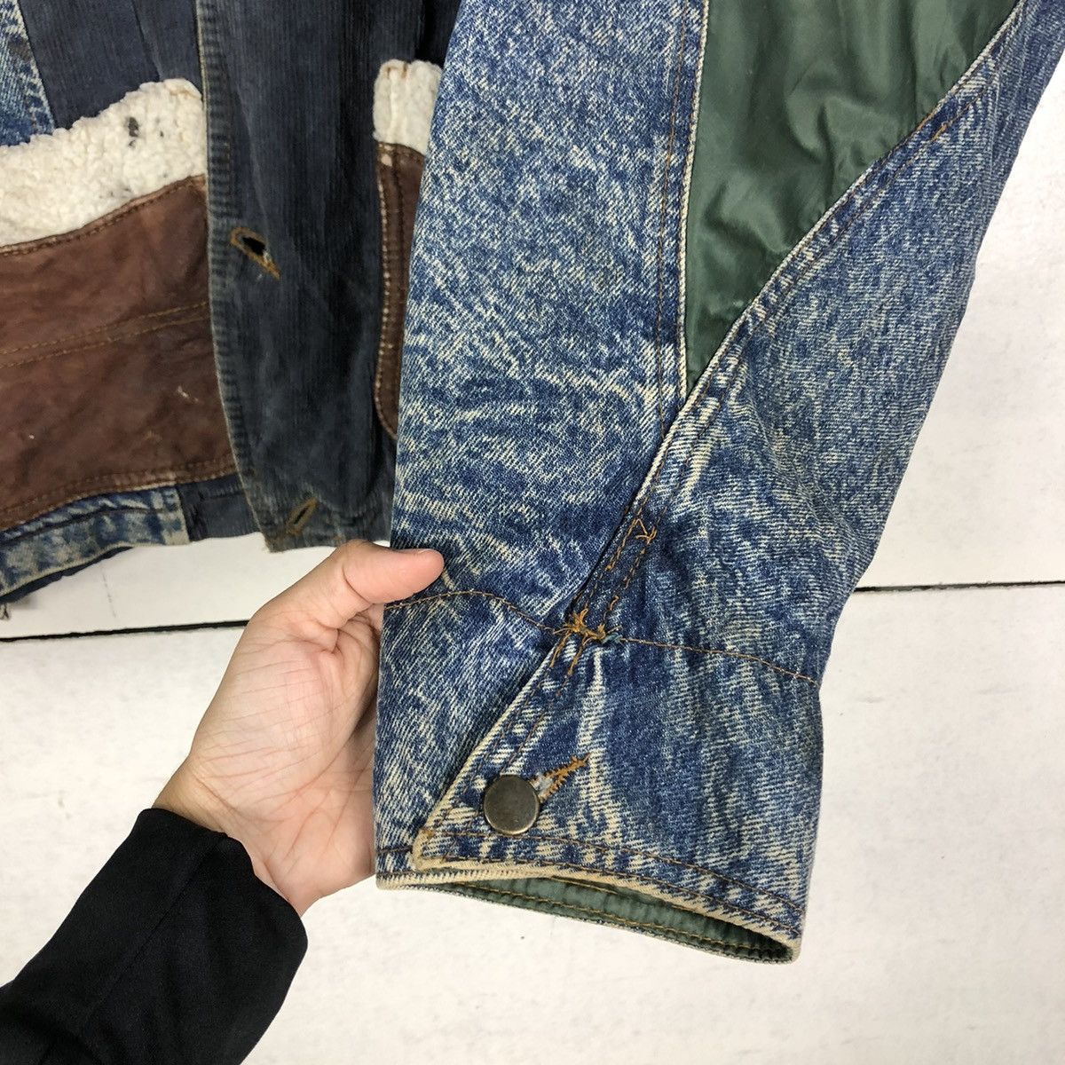 Japanese Brand 🔥VINTAGE BIKER LEATHER JACKET NUOVA FORMULA DAVID PEYSEP Size US L / EU 52-54 / 3 - 17 Thumbnail