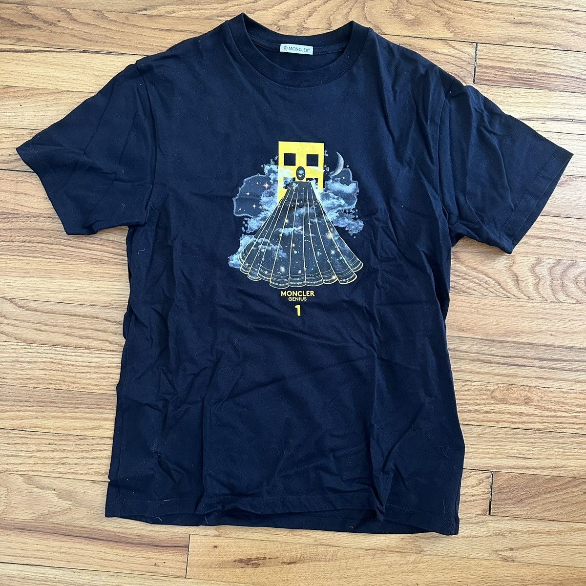 Moncler Black Moncler Tee Size US S / EU 44-46 / 1 - 1 Thumbnail