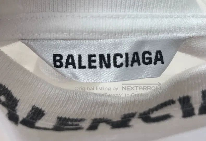 Balenciaga Balenciaga White short-sleeve with graffiti logo, size XS Size US XS / EU 42 / 0 - 4 Thumbnail