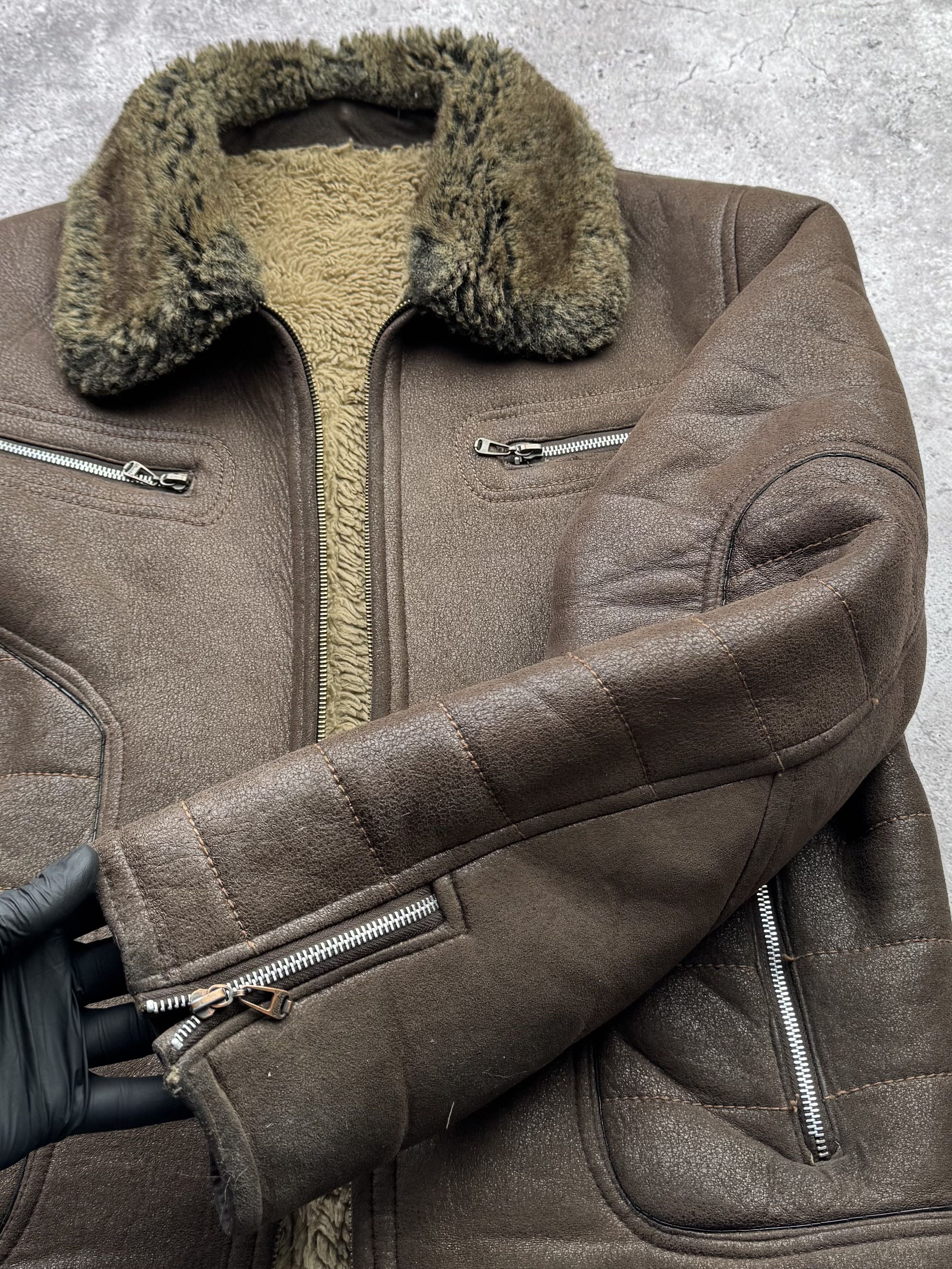 Vintage Vintage Faux Sheepskin Jacket C417(V530) Size US L / EU 52-54 / 3 - 7 Thumbnail