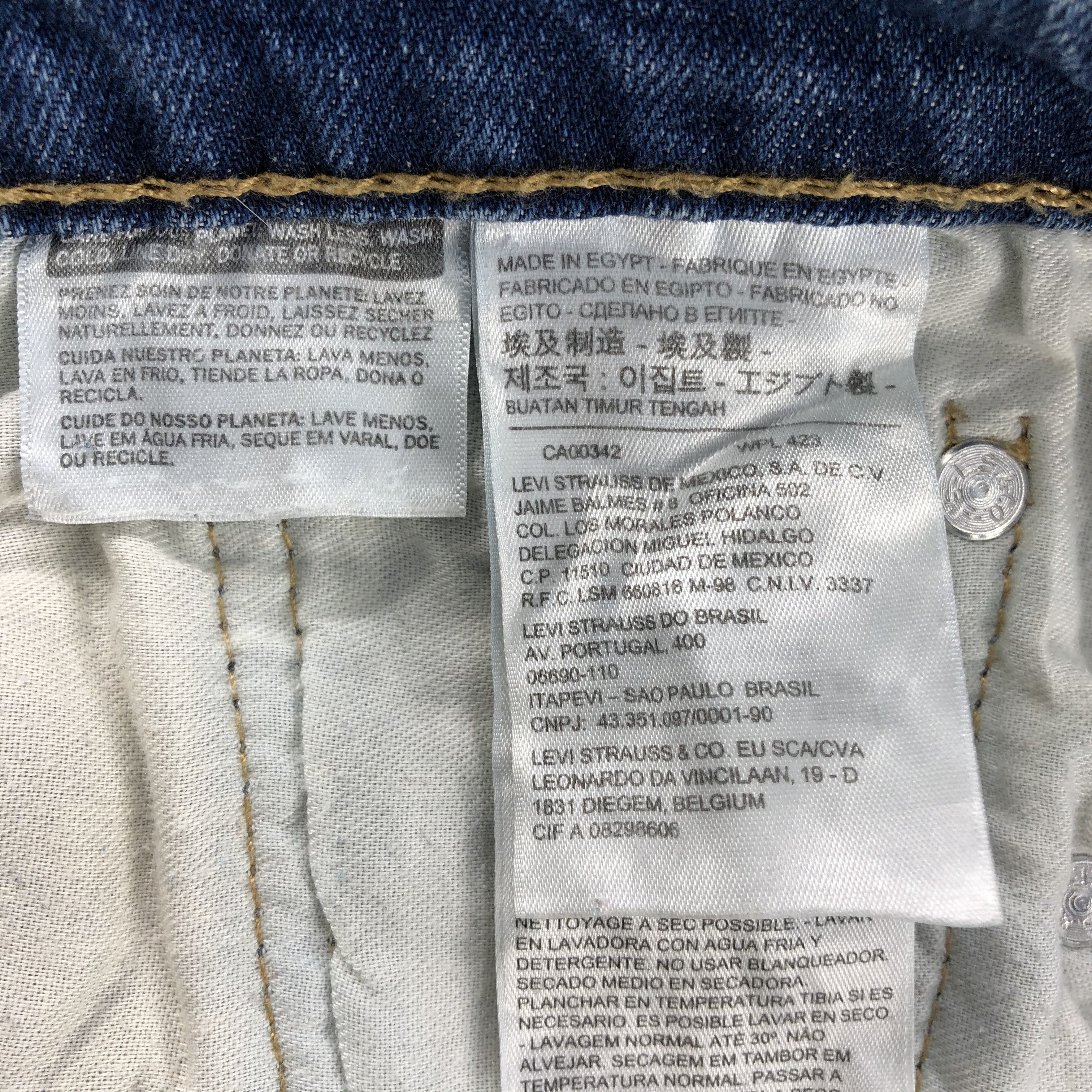 Levi's × Vintage Vintage Light Wash Levis 513 Jeans-JM1823 Size US 32 / EU 48 - 10 Thumbnail