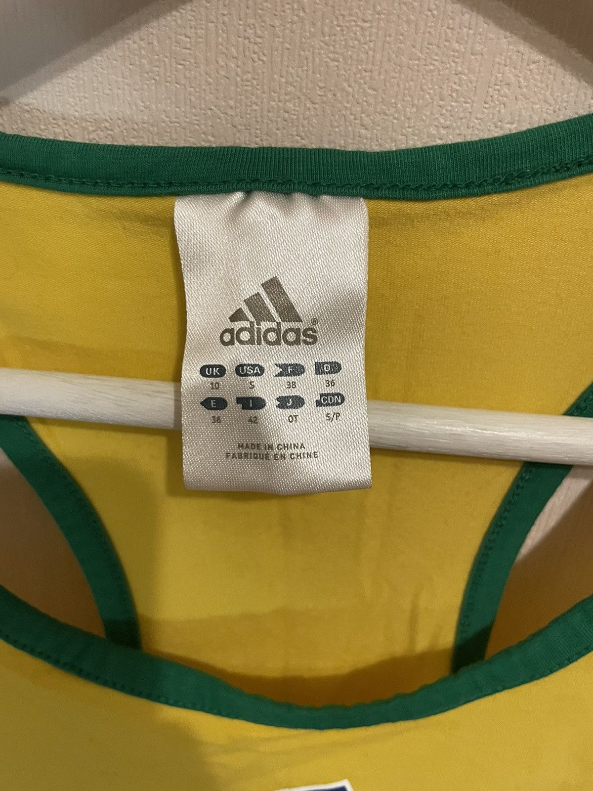 Adidas Vintage adidas yellow Olympics tank top Size US S / EU 44-46 / 1 - 3 Thumbnail