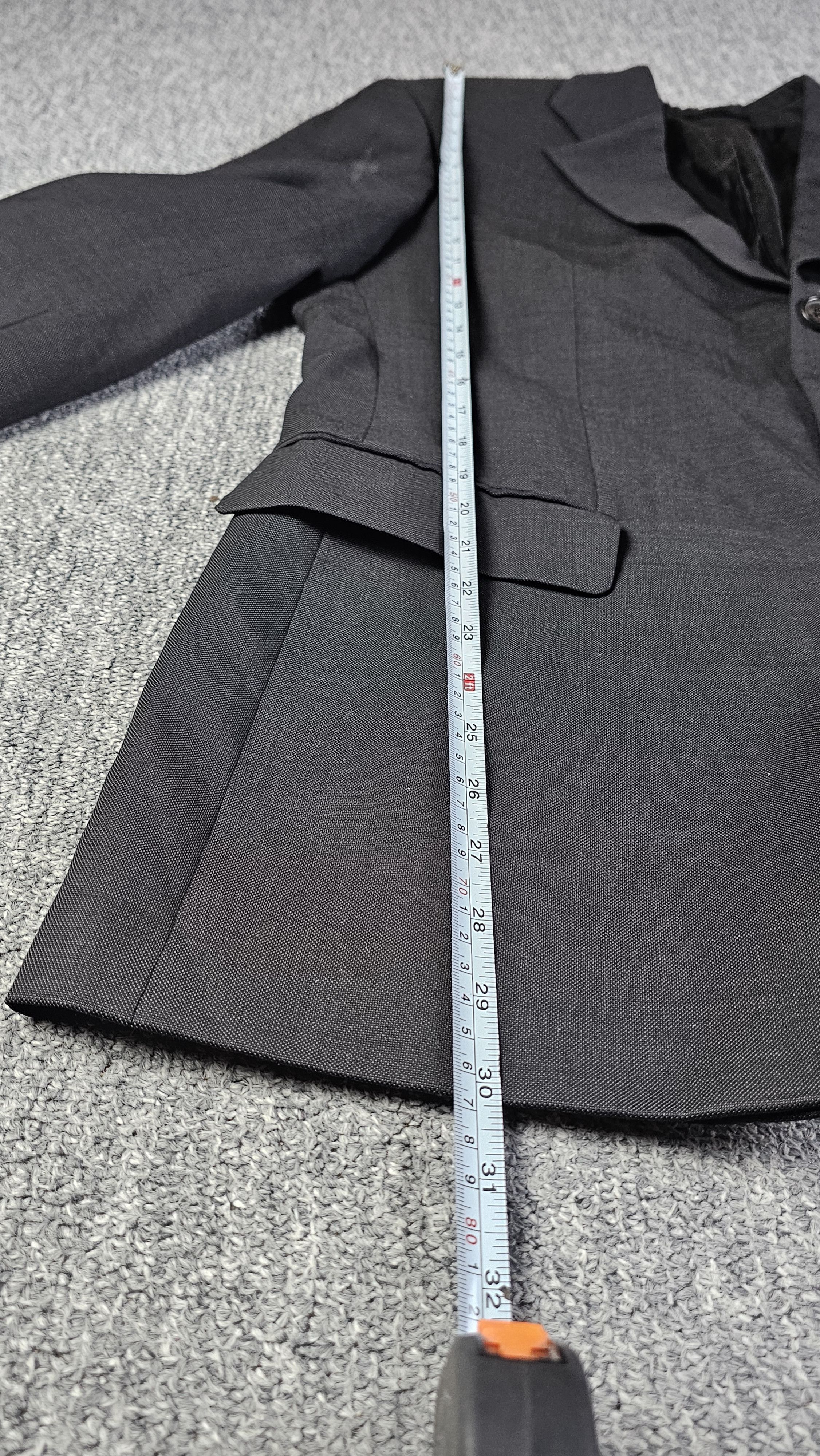 Hugo Boss Hugo Boss Super 100 Virgin Wool Blazer Charcoal Vintage 40R Size 40R - 12 Thumbnail