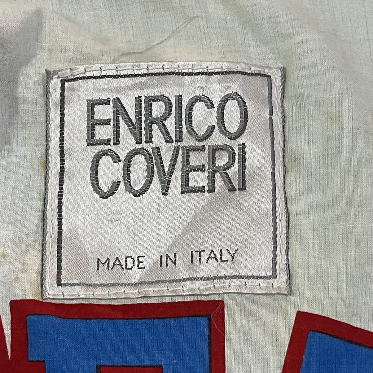 Enrico Coveri Vintage Enrico Coveri Safari Leather Bomber Jacket Size US M / EU 48-50 / 2 - 11 Thumbnail