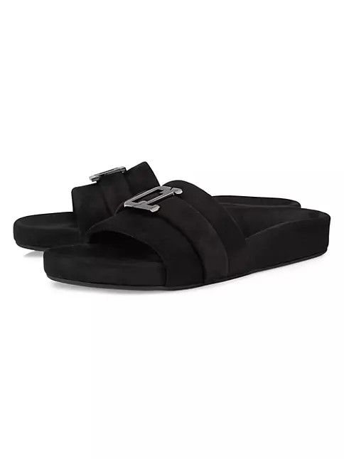 Christian Louboutin o1bcso1str1024 Slides in Black Size US 11 / EU 44 - 2 Thumbnail