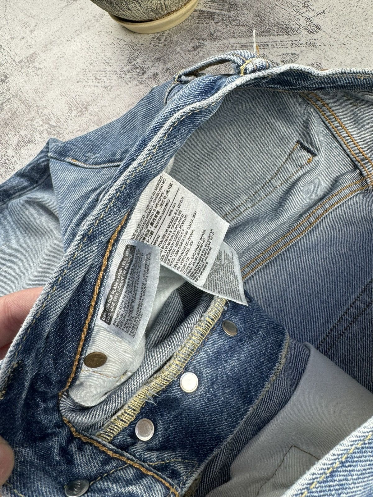 Levi's Vintage Levis 501 Distressed Y2K Avant Garde Pants Jeans Size US 30 / EU 46 - 10 Thumbnail