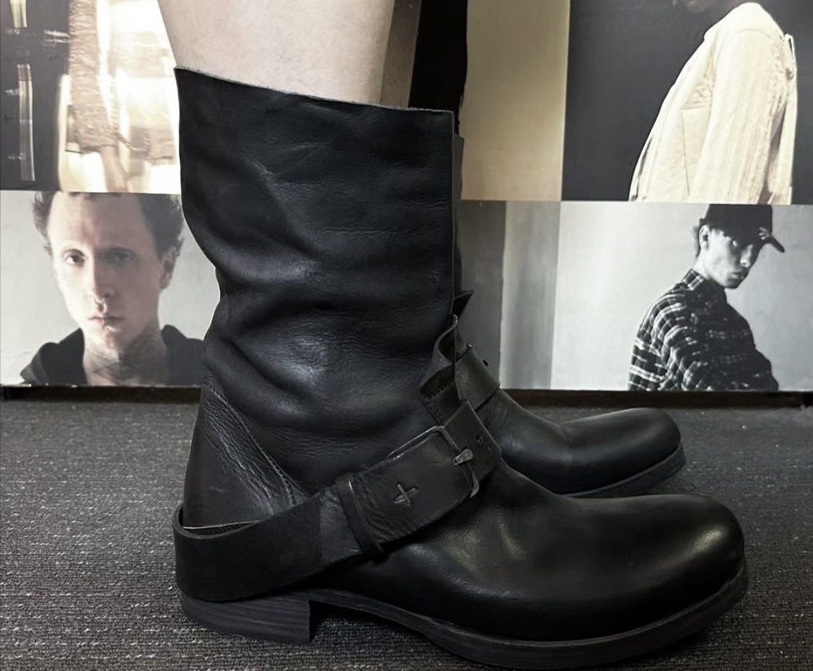 Ma+ MA+ Tall Buckle Cow Leather Boot Size US 8 / EU 41 - 4 Thumbnail