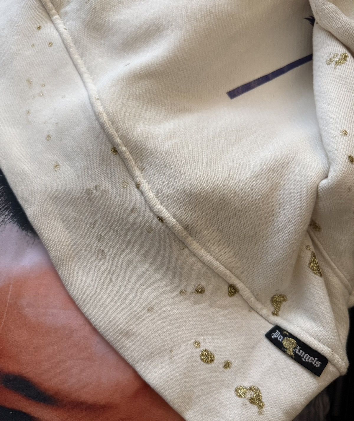 Palm Angels Palm Angels – Painted Cropped Crew Neck Sweat – M (495€) Size M / US 6-8 / IT 42-44 - 15 Thumbnail