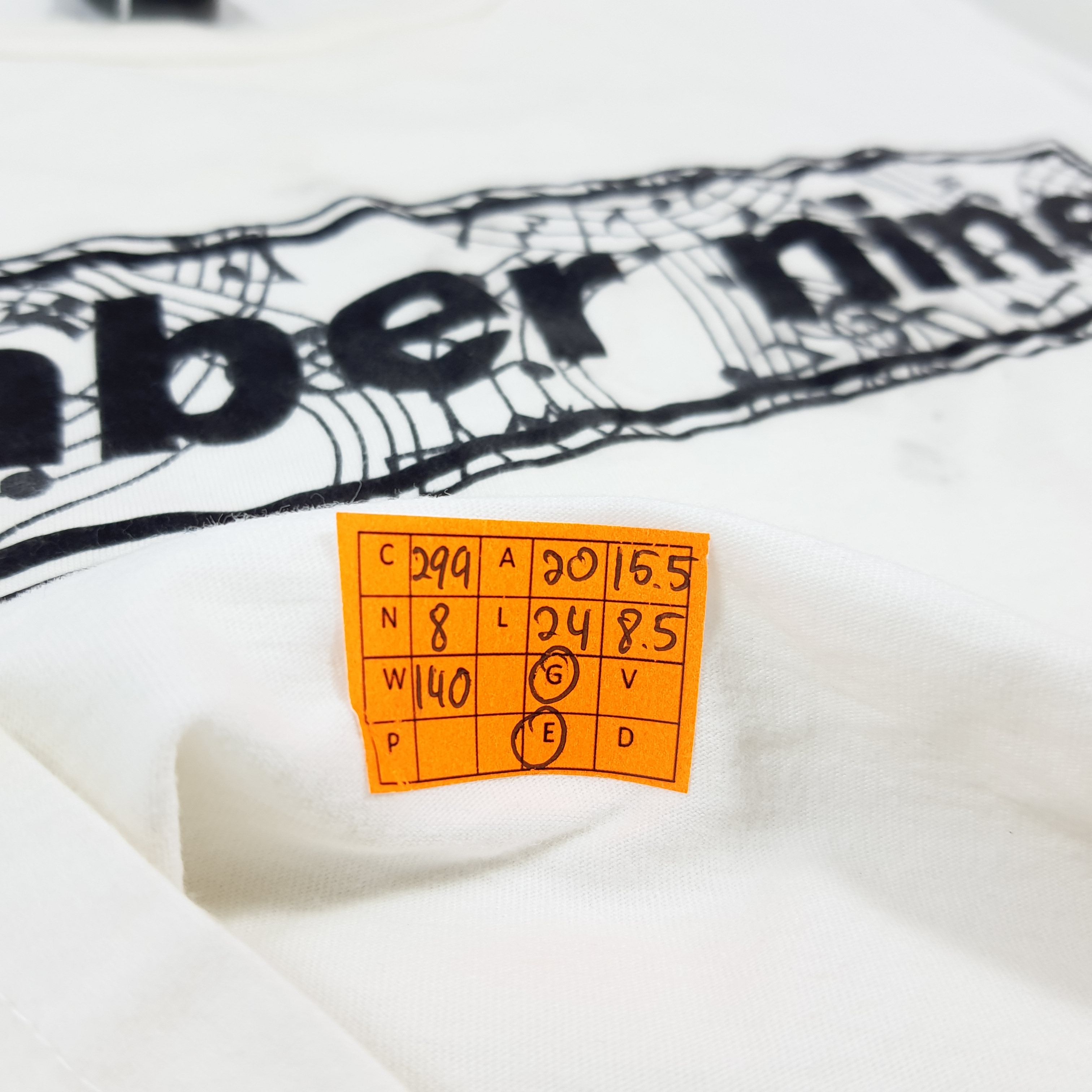 Number (N)ine Vintage Number Nine Japan Box Logo Tshirt C299N8 Size US M / EU 48-50 / 2 - 6 Thumbnail
