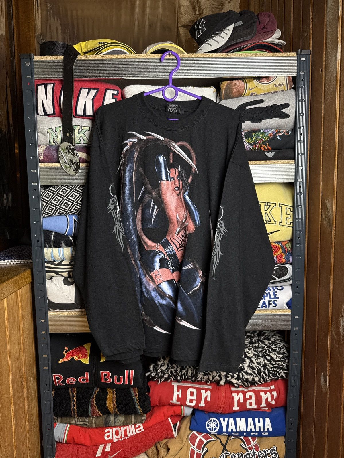 Japanese Brand Vintage Spiral Long Sleeve 90s Street Wear Y2K Casual Style Size US XL / EU 56 / 4 - 1 Thumbnail