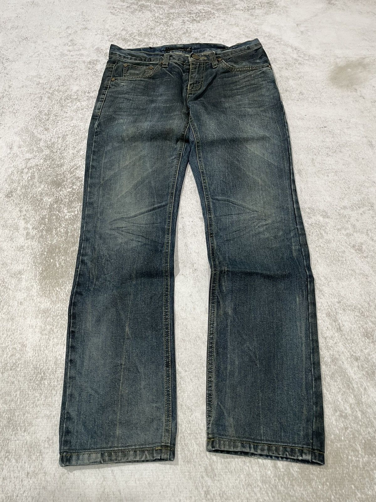 Hysteric Glamour 2000s acid wash japan denim pants y2k style Size US 30 / EU 46 - 1 Thumbnail
